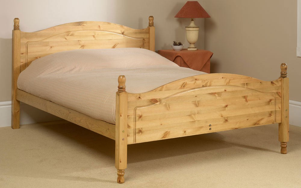 Orlando Wooden Pine High End Bed Frame - Small Single