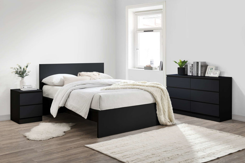 Birlea Oslo Wooden Bed Frame - Black