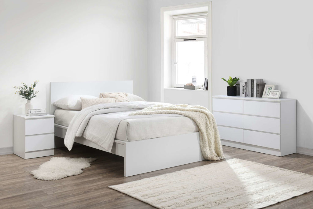 Birlea Oslo Wooden Bed Frame - White