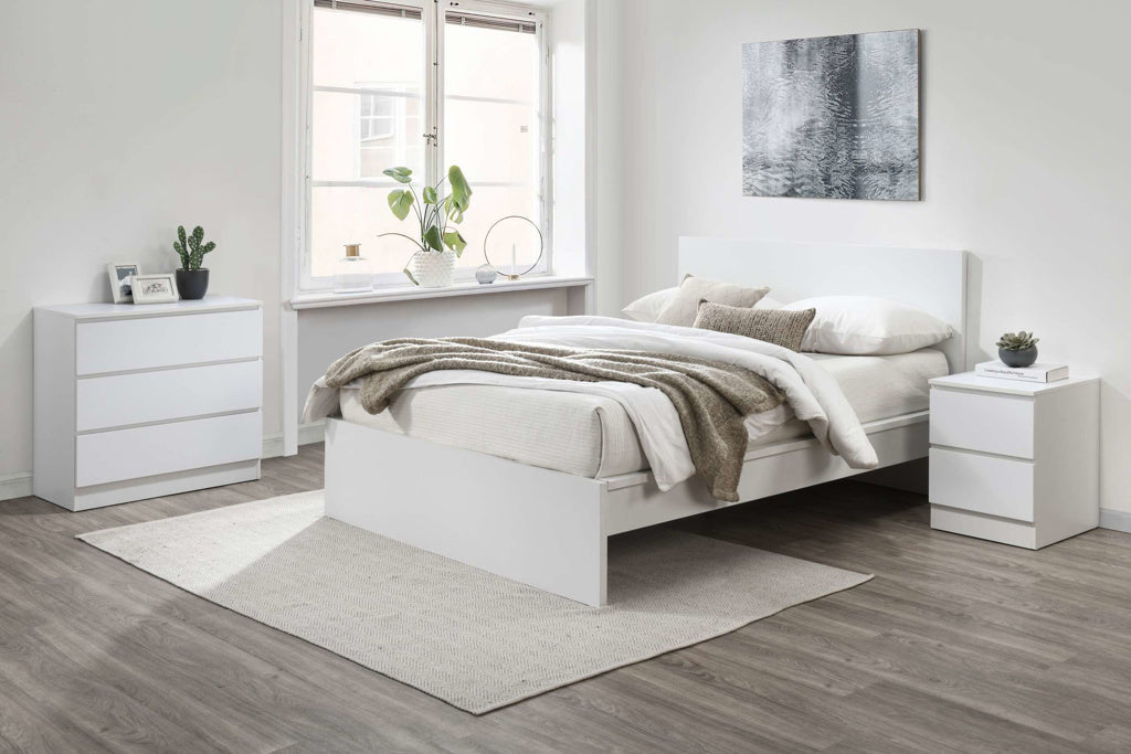 Birlea Oslo Wooden Bed Frame - White 2