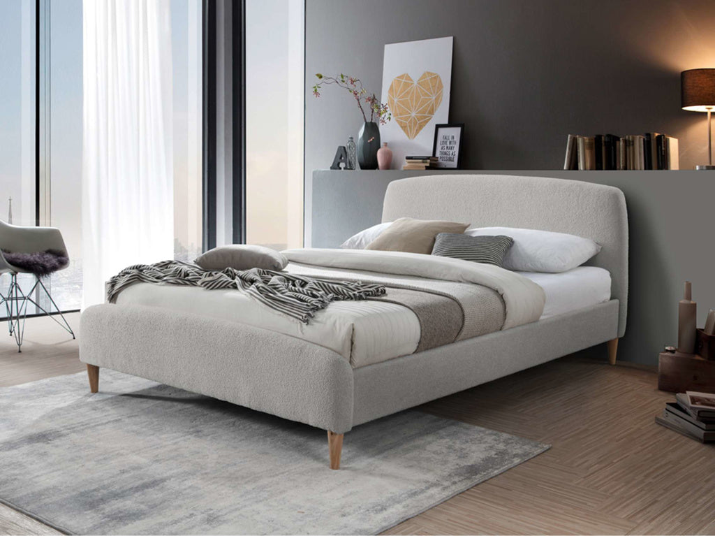 Birlea Otley Fabric Bed Frame - Dove Grey