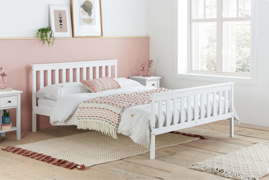 Birlea Oxford White Wooden Bed Frame - Single 2