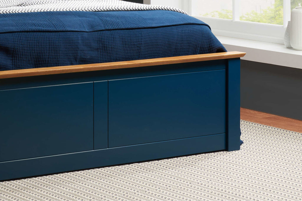 Birlea Phoenix Wooden Ottoman Bed Frame - Navy 4