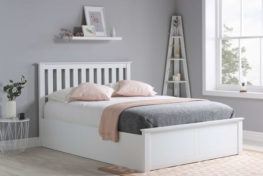 Birlea Phoenix Wooden Ottoman Bed Frame - White