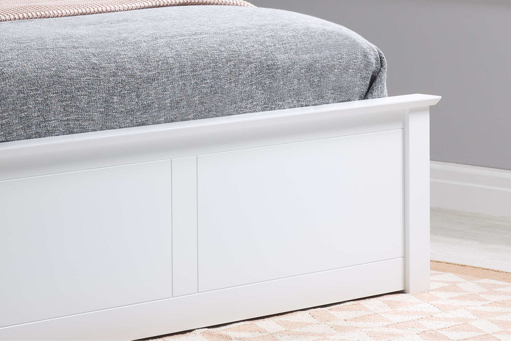 Birlea Phoenix Wooden Ottoman Bed Frame - White 4