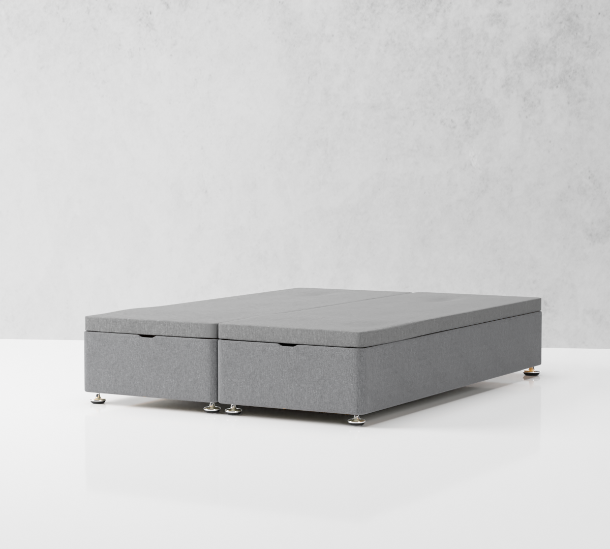 Heavy Duty End Opening Ottoman Base - Double 4