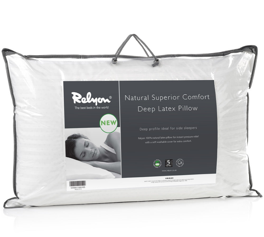 Relyon Natural Superior Comfort Latex Pillow - Deep