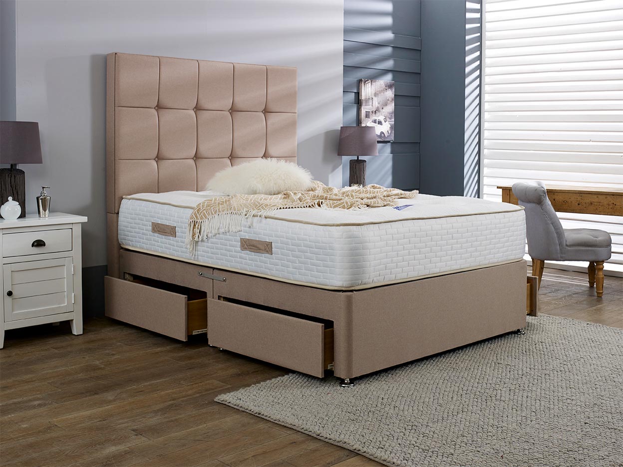 Remy Latex Pocket Divan Bed - Double