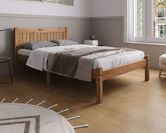 Birlea Rio Wooden Bed Frame - Pine