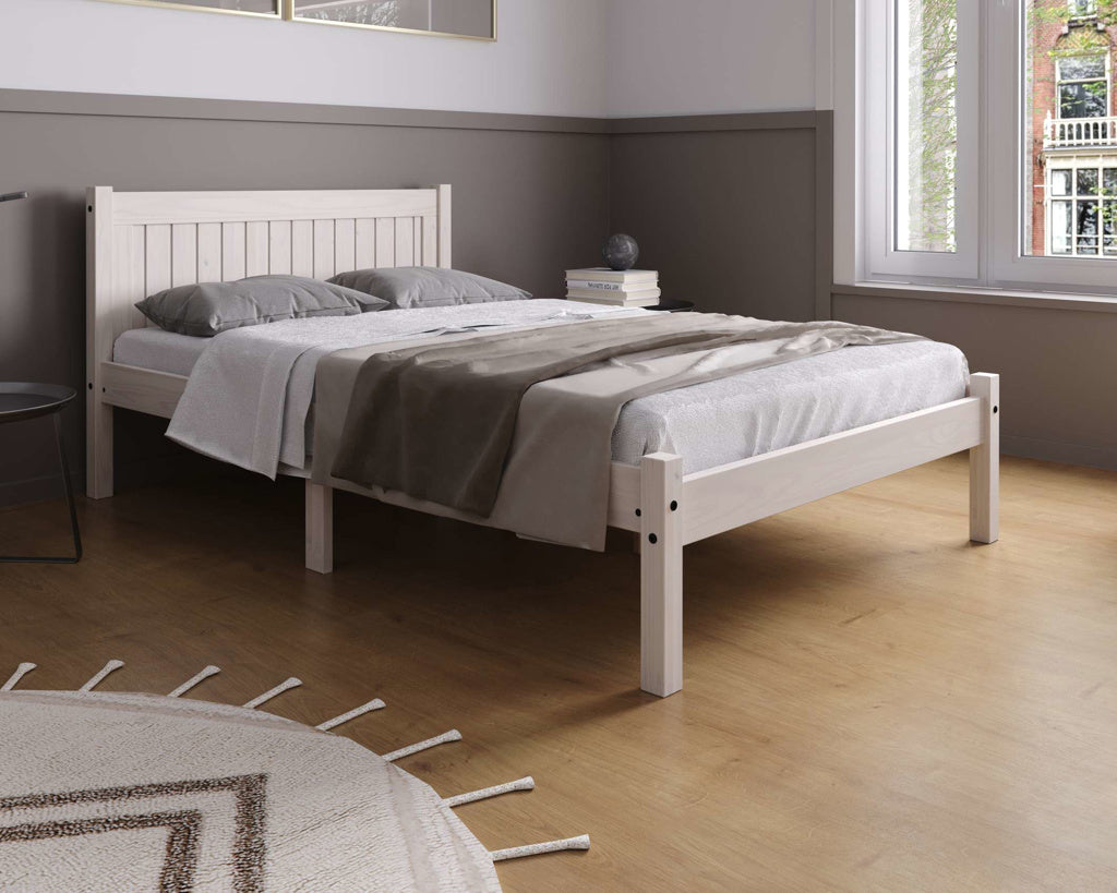 Birlea Rio Wooden Bed Frame - White