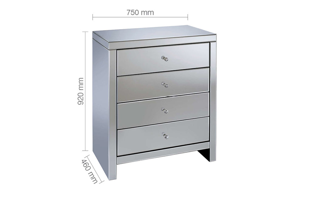 Birlea Seville 4 Drawer Chest 4