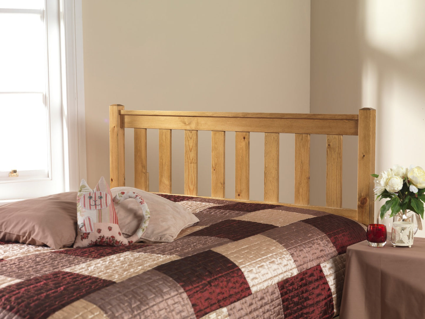 Walton Low End Wooden Bed Frame - Pine