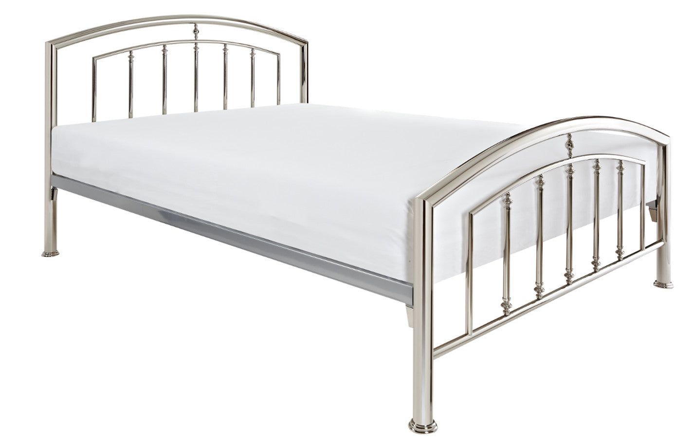 Caesar Metal Bed Frame - Chrome