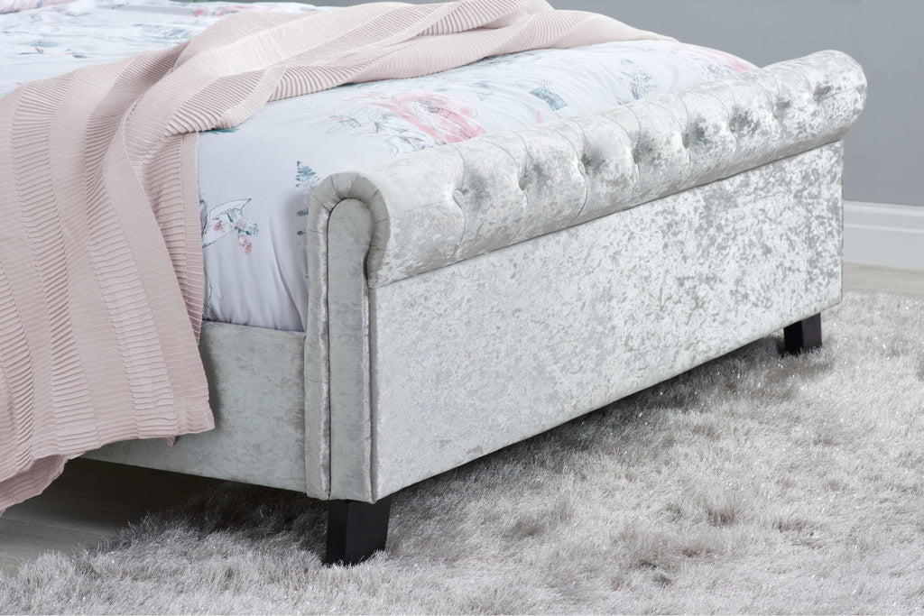 Birlea Sienna Crushed Velvet Bed Frame - Double 3