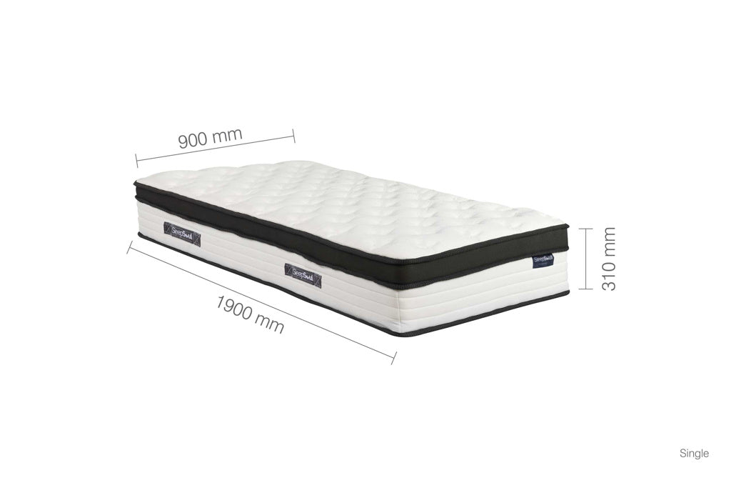 Sleepsoul Cloud 800 Mattress - Single dimensions