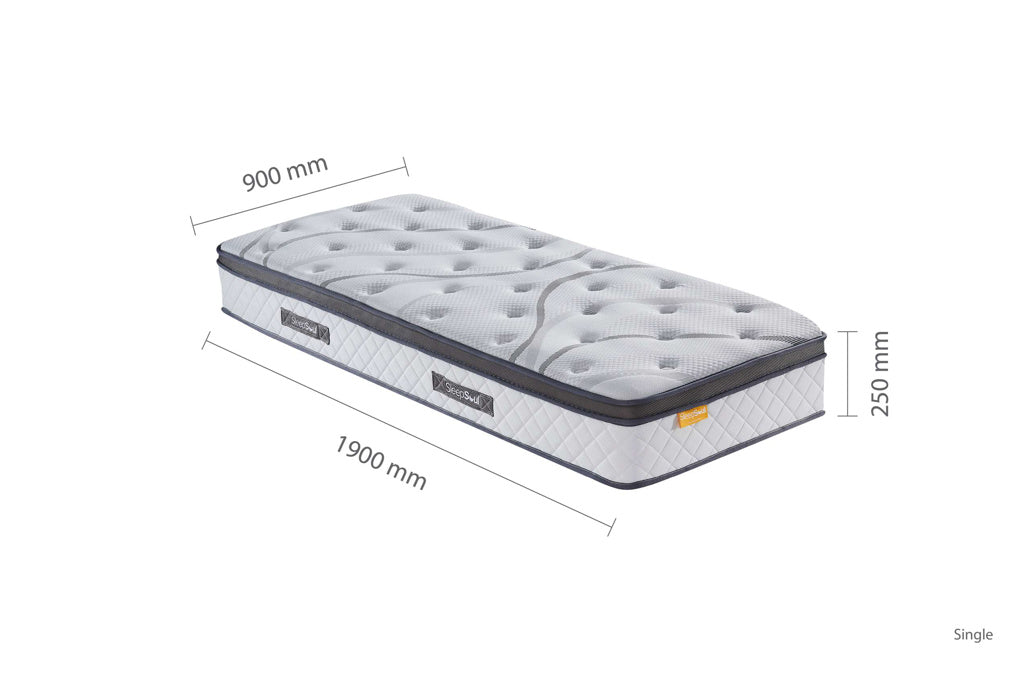 Sleepsoul Heaven 1000 Mattress- Single dimensions