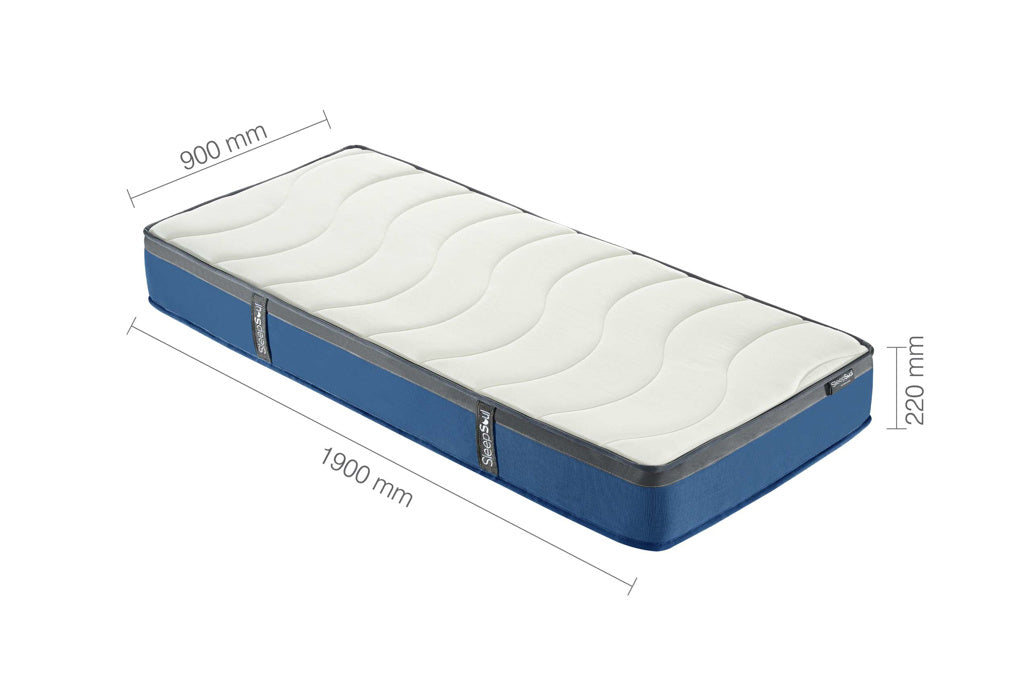 Sleepsoul Nebula Mattress - Single dimensions