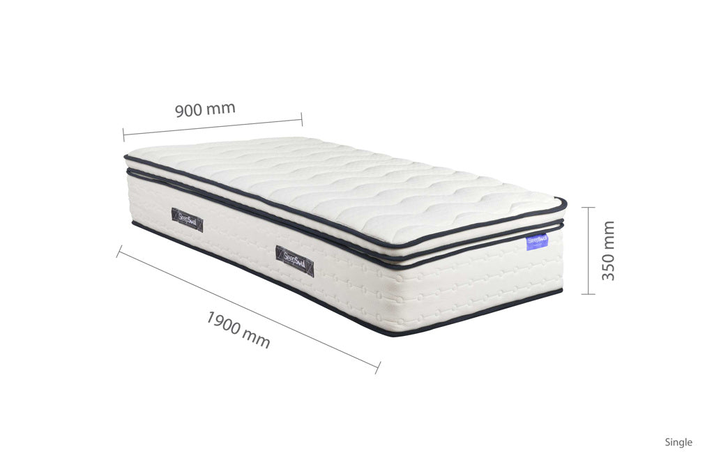 Sleepsoul Space 2000 Mattress- Single dimensions