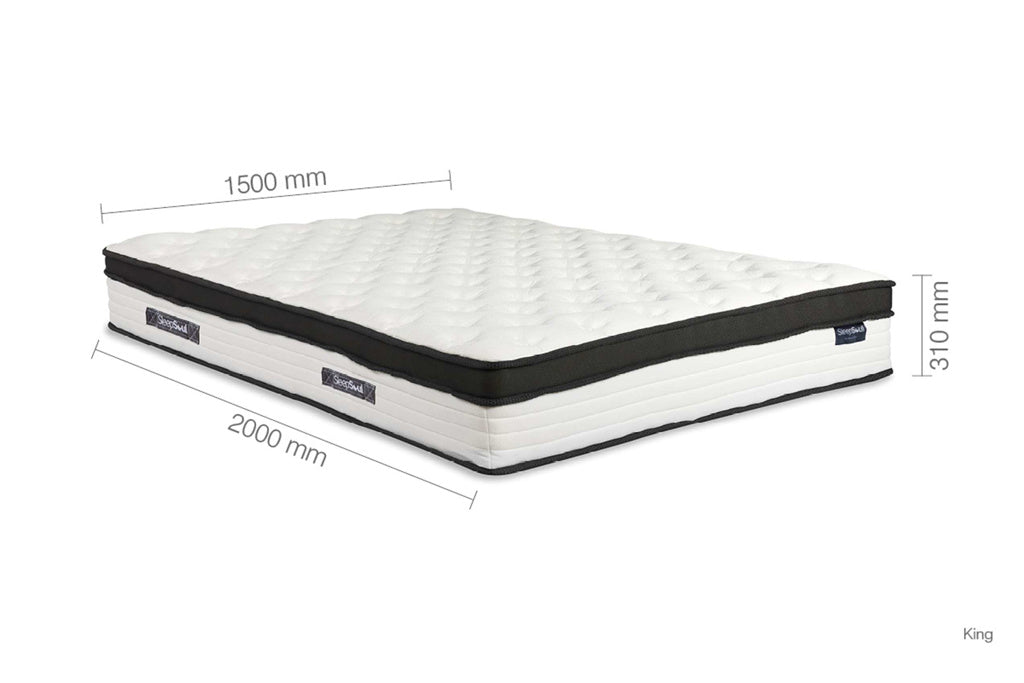 Sleepsoul Cloud 800 Mattress - Kingsize dimensions