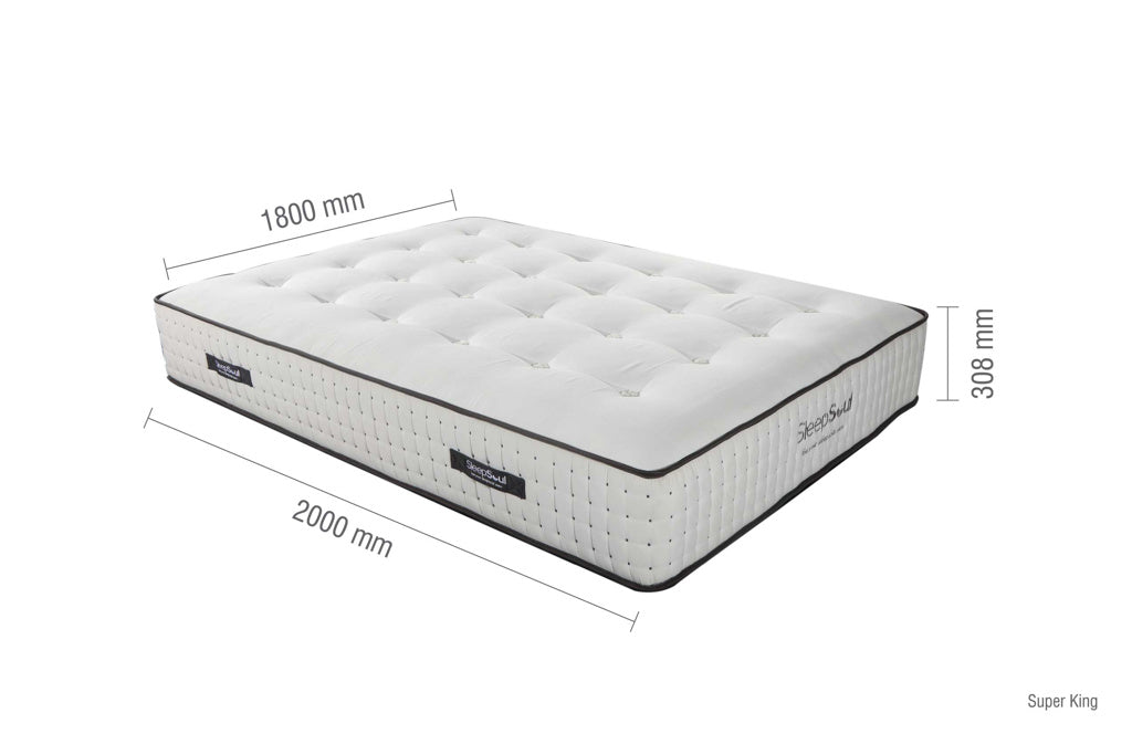 SleepSoul Harmony 1000 Pocket Sprung Mattress - Superking dimensions