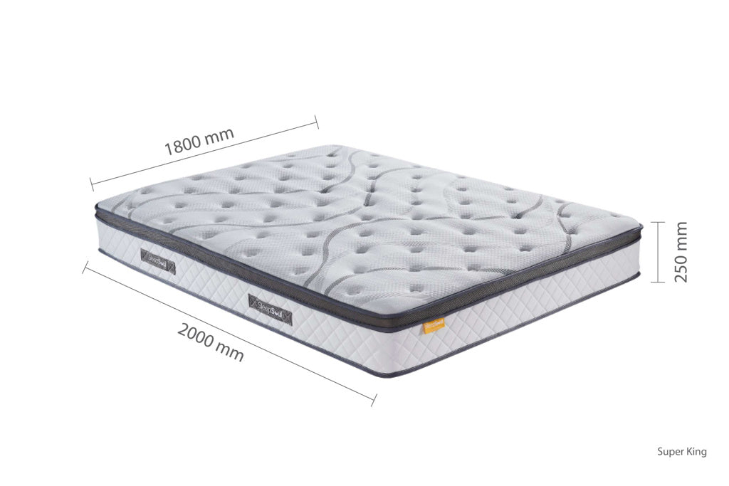 Sleepsoul Heaven 1000 Mattress- Superking dimensions