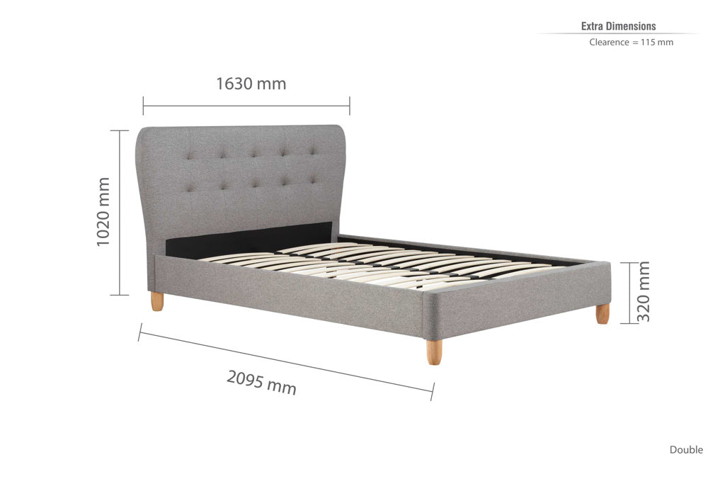 Birlea Stockholm Bed Frame - Double 4