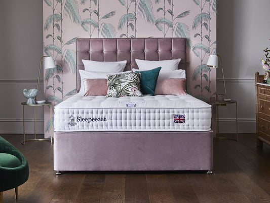 Sleepeezee Perfectly British Strand 1400 Pocket Divan - Double