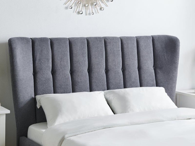 Limelight Tasya Fabric Bed Frame - Dark Grey 3