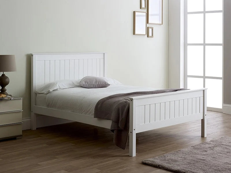 Limelight Taurus Wooden Bed - White