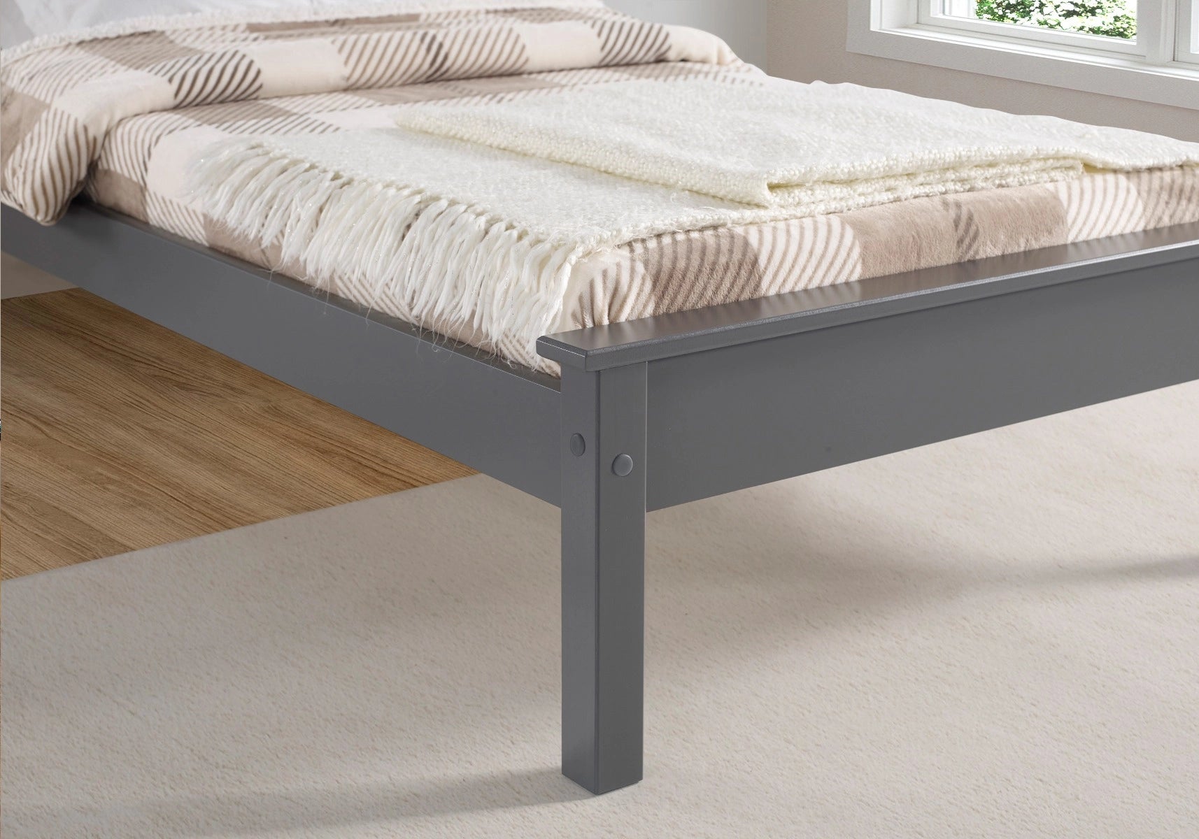 Limelight Taurus Low Foot End Bed Frame - Dark Grey 4