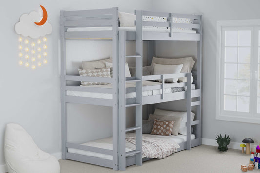 Birlea Tressa Triple Bunk Bed - Grey