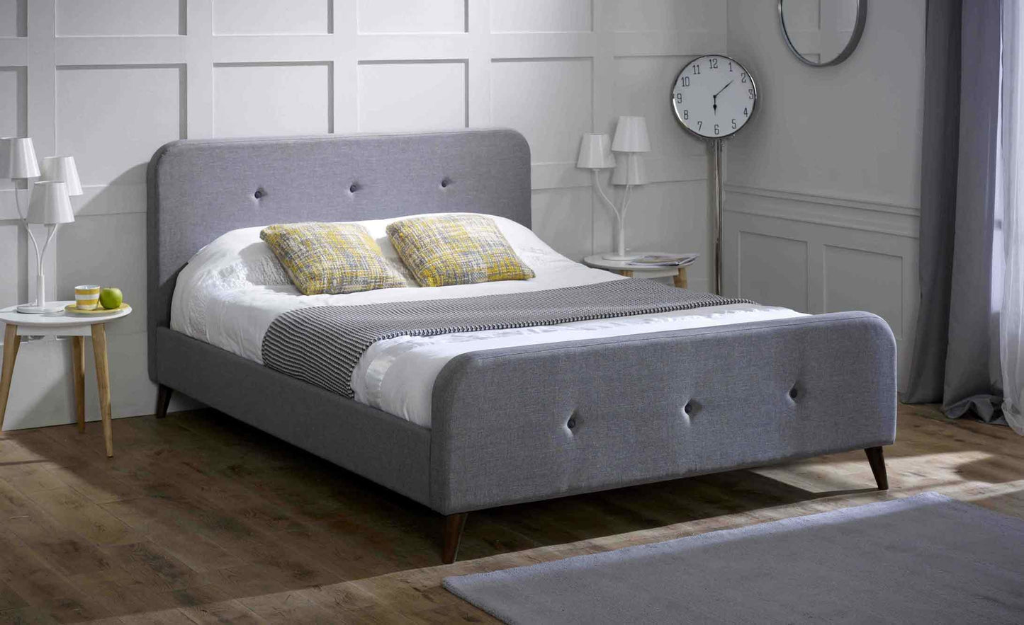 Limelight Tucana Grey Fabric Bed Frame 