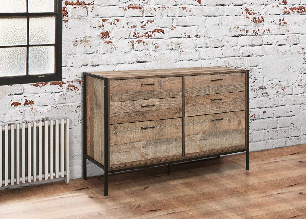 Birlea Urban 6 Drawer Rustic Chest