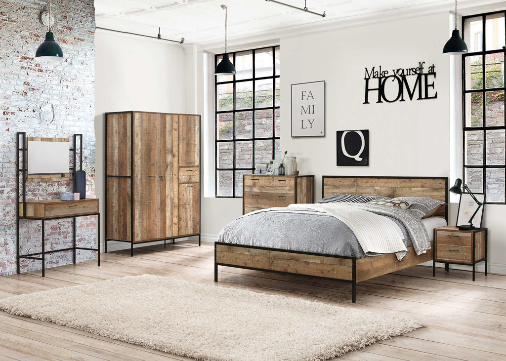 Birlea Urban Rustic Bed Frame - Double 3