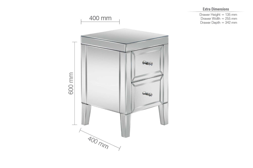 Birlea Valencia Bedside Table 4