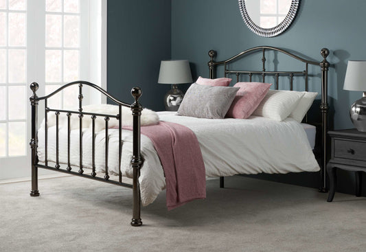 Birlea Victoria Nickel Metal Bed Frame - Double