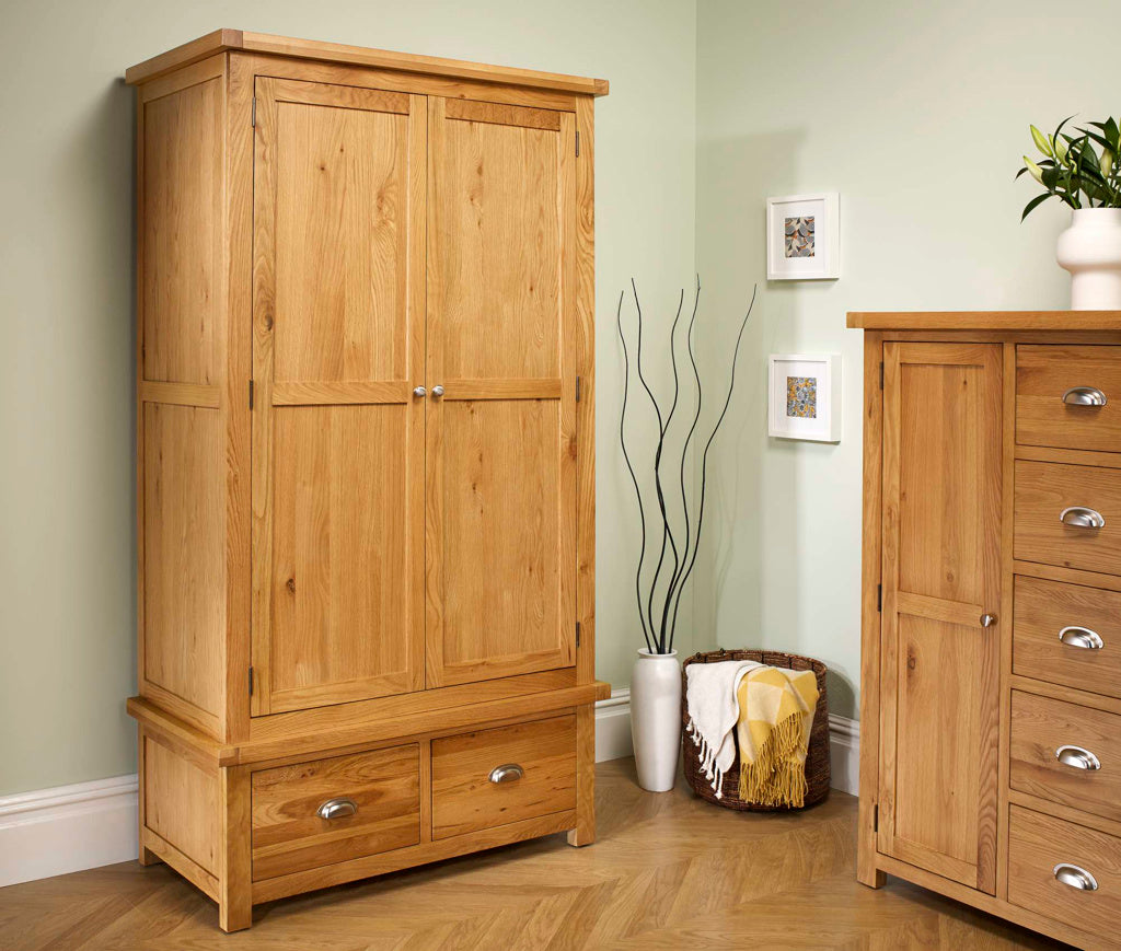 Birlea Woburn 2 Drawer 2 Door Wardrobe