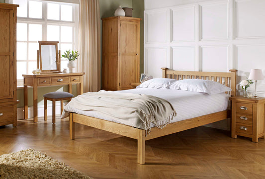 Birlea Woburn Oak Wooden Bed Frame - Double